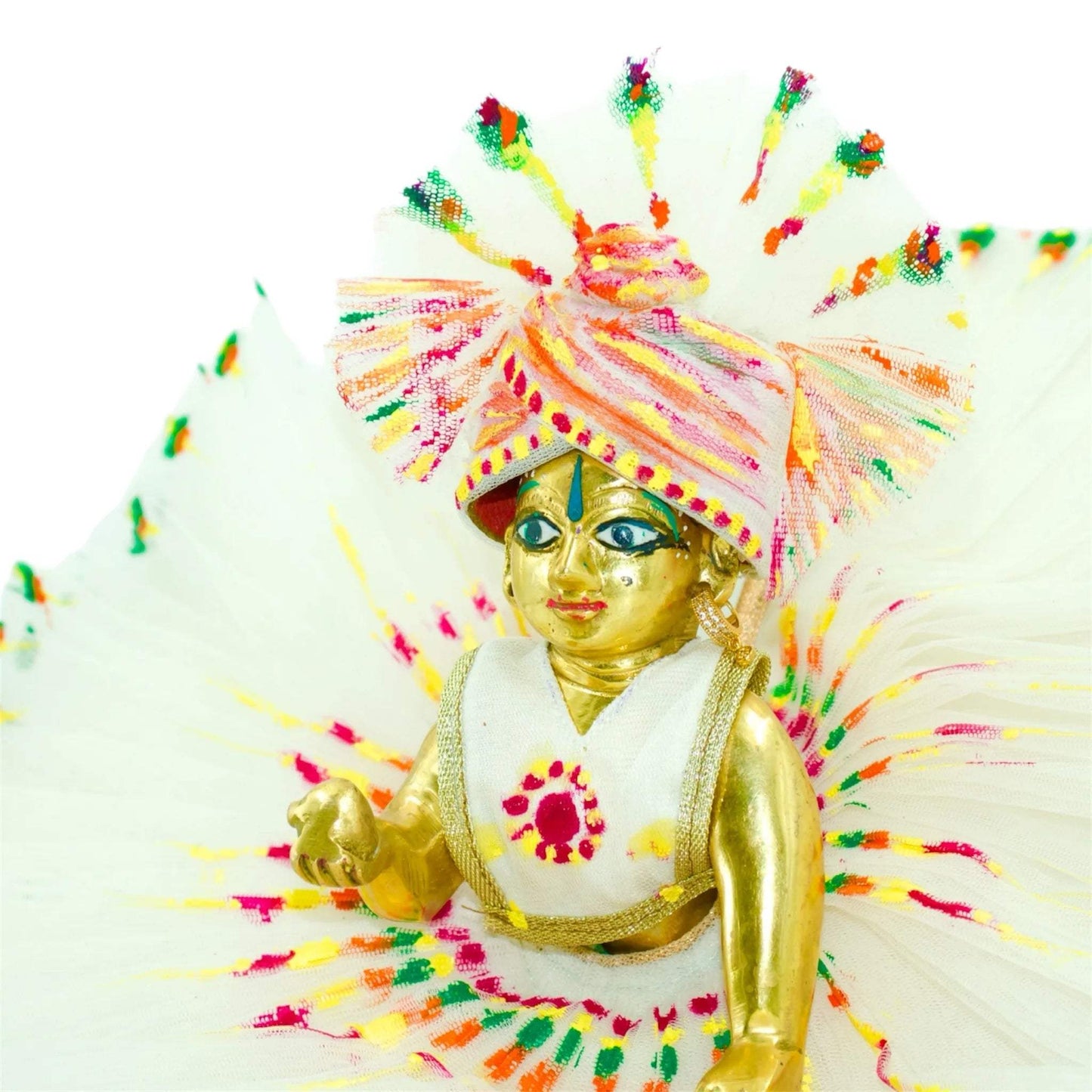 Aeloria Rangzaar – Designer Hand-Painted Poshak for Kanha Ji