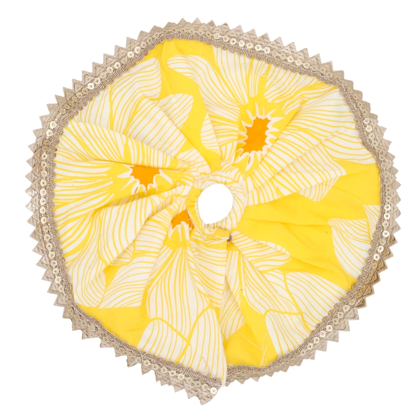 Basanti Vaatika – Cotton Summer Dress for Laddu Gopal Ji