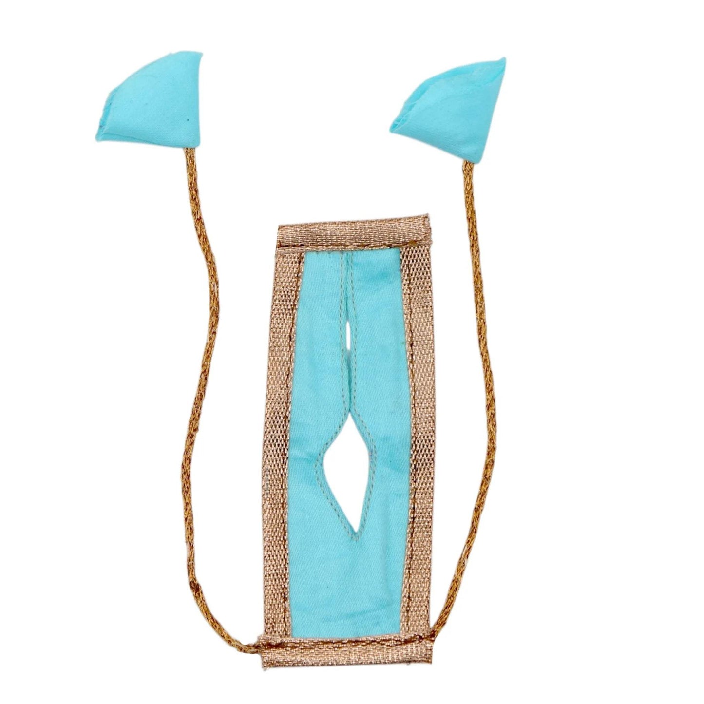 Neel Jal Dhaara – Summer Sky Blue Cotton-Silk Laddu Gopal Ji Dress Set