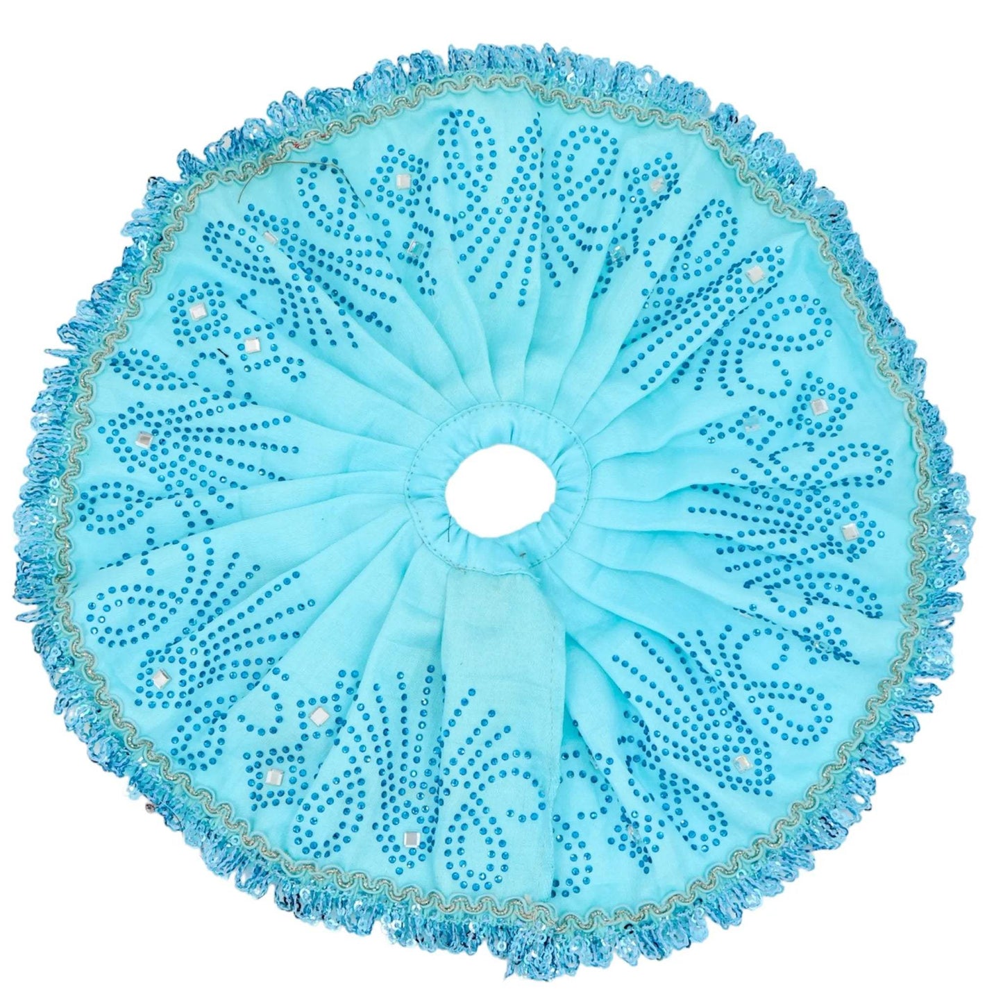 Neel Jal Dhaara – Summer Sky Blue Cotton-Silk Laddu Gopal Ji Dress Set