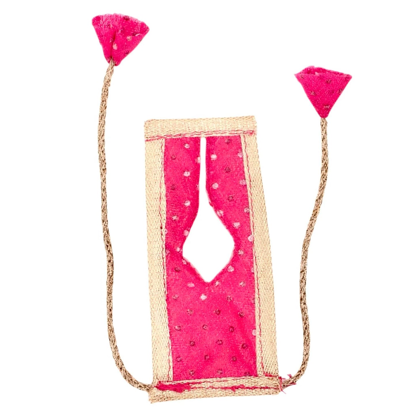 Gulaab Meher – Rani Pink kundan poshak with pagdi for Laddu Gopal Ji by Maakhan C