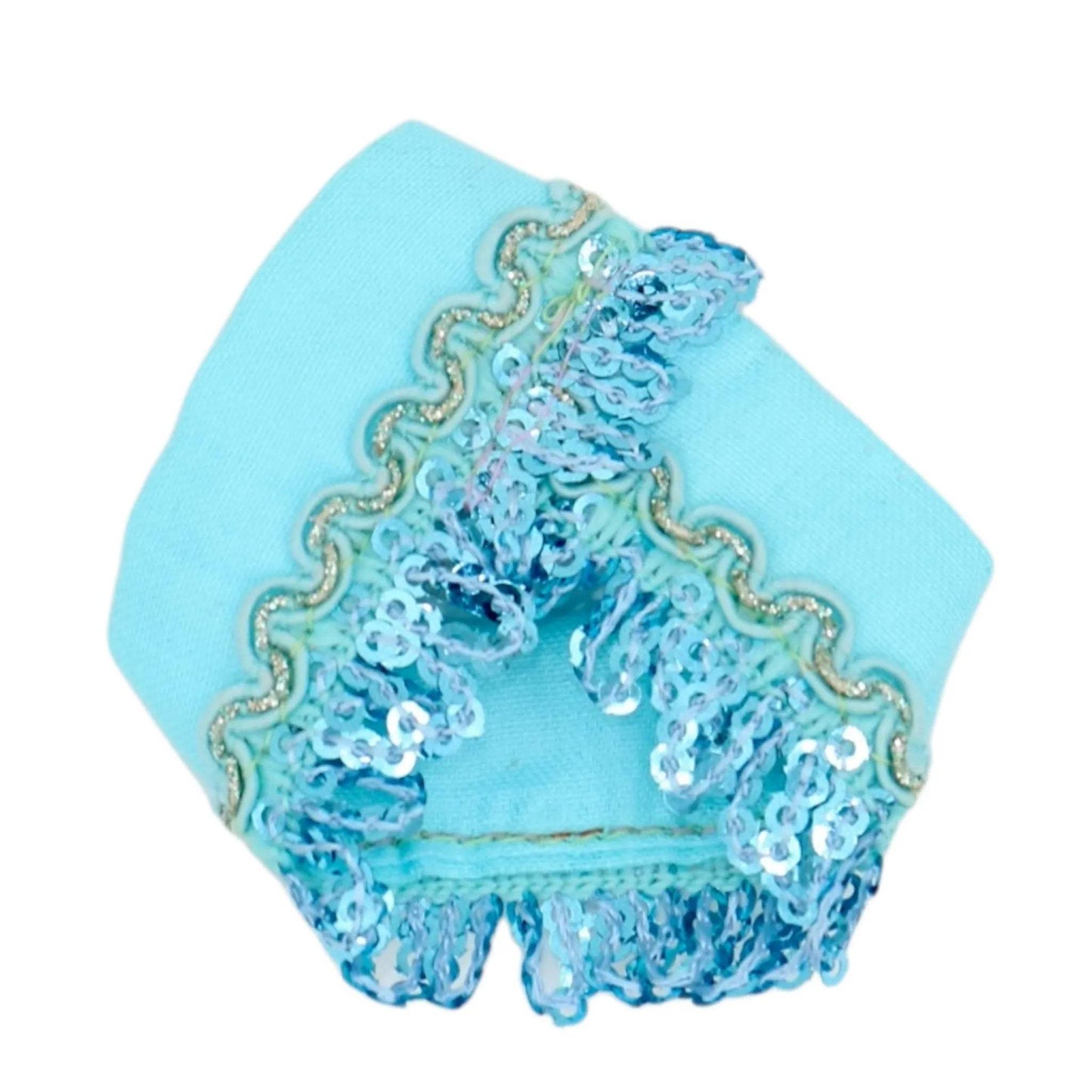 Neel Jal Dhaara – Summer Sky Blue Cotton-Silk Laddu Gopal Ji Dress Set