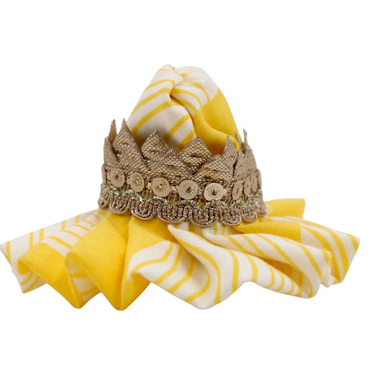 Basanti Vaatika – Cotton Summer Dress for Laddu Gopal Ji